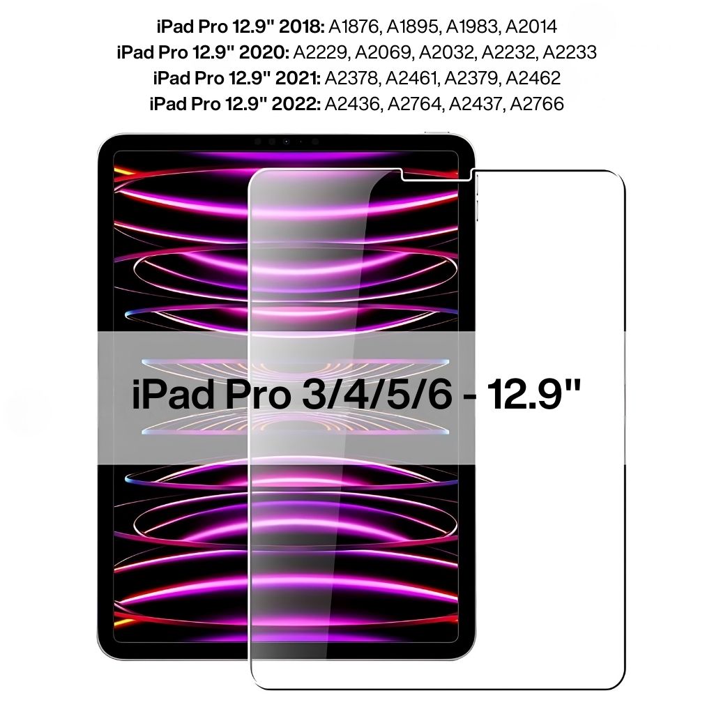 Tempered Glass Screen Protector for iPad