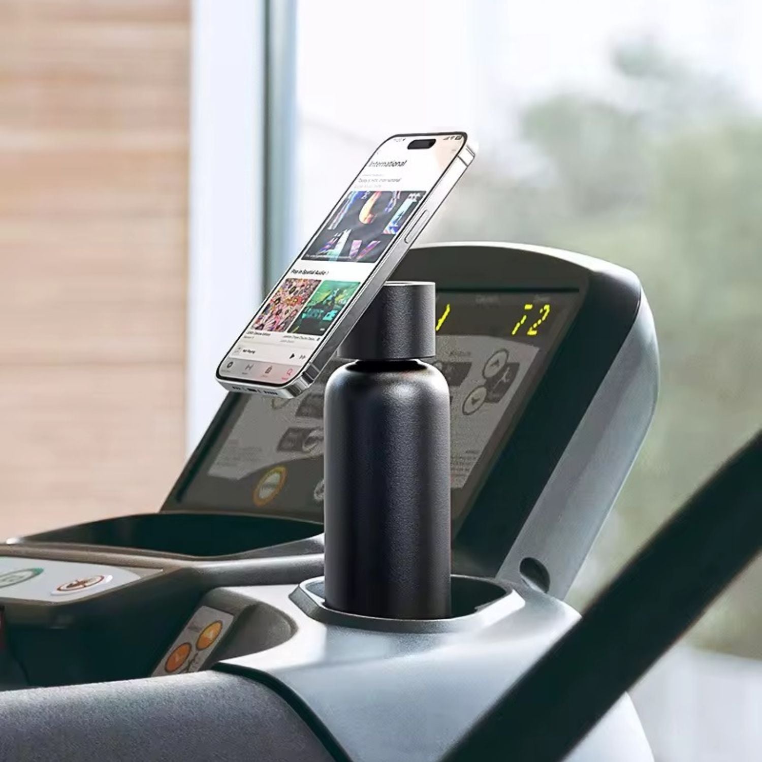 Magnetic Water Bottle & Phone Holder